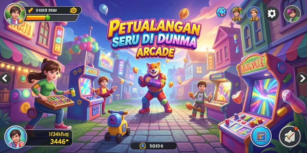 Tangkapan layar gameplay <strong>3446</strong> menampilkan aksi cepat dan grafis yang memukau.