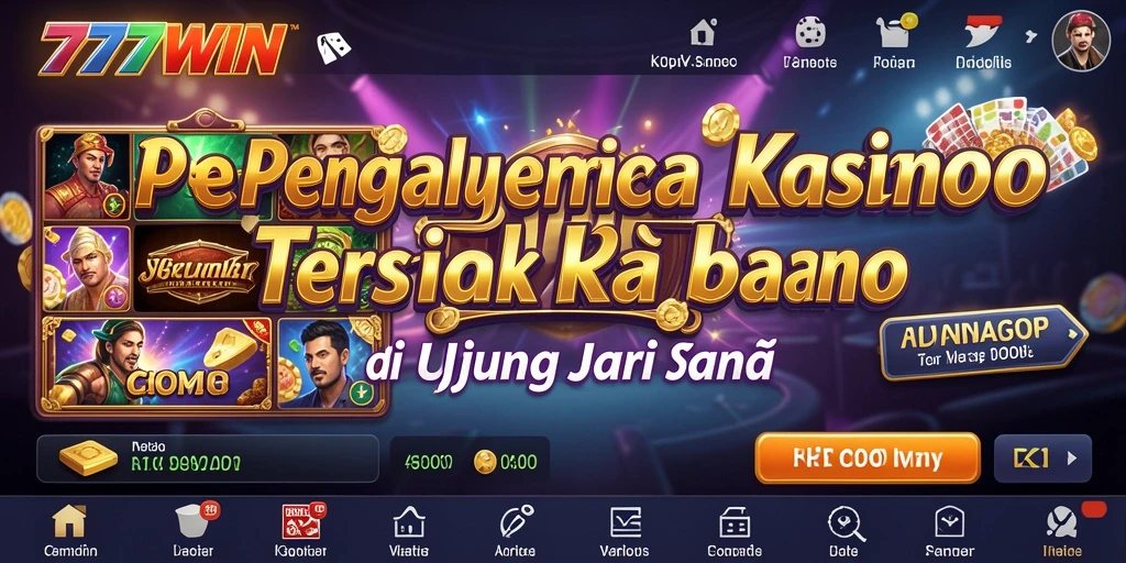 Screenshot gameplay 777WIN menampilkan keseruan bermain Kasino.