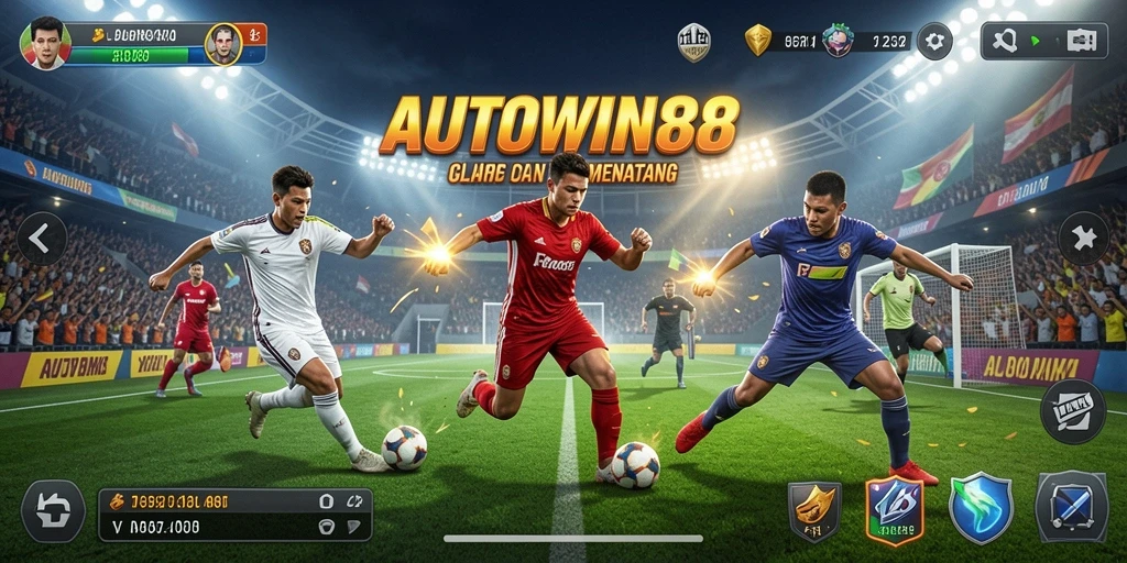 Tampilan gameplay seru dan menantang dalam AUTOWIN88.