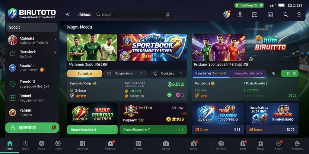 Screenshot BIRUTOTO menampilkan antarmuka pengguna yang menarik dan fitur taruhan interaktif.
