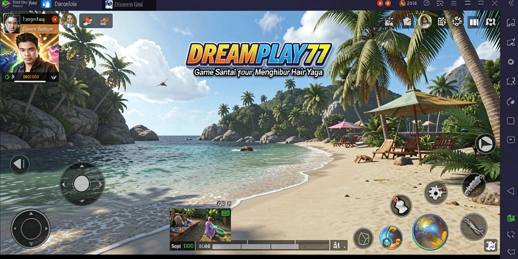 Tampilan gameplay <strong>DREAMPLAY77</strong> yang penuh warna dan interaktif.
