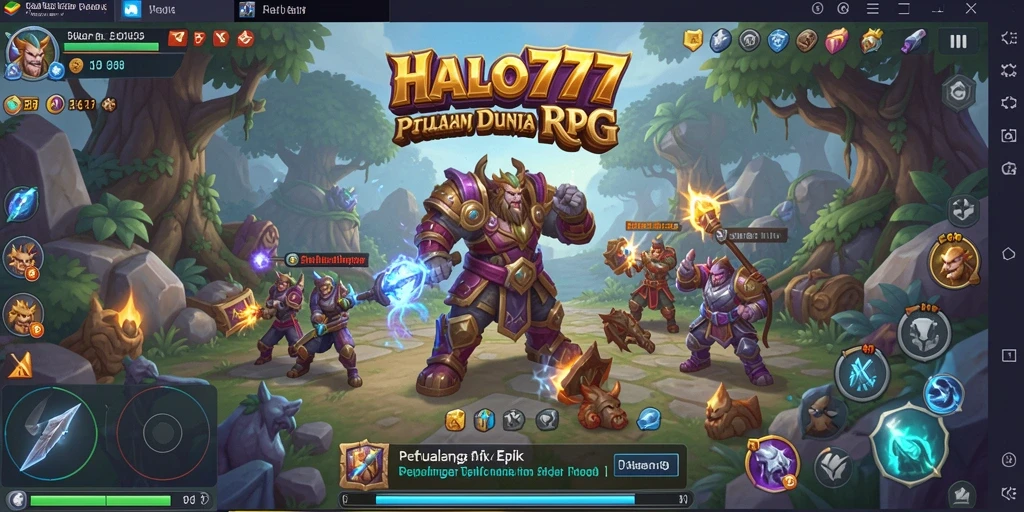 Tangkapan layar menampilkan aksi seru dari gameplay RPG.