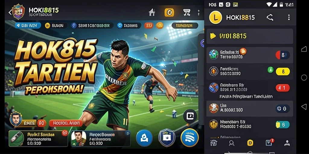Tampilan antarmuka HOKI8815 yang menarik untuk pengalaman Sportsbook.