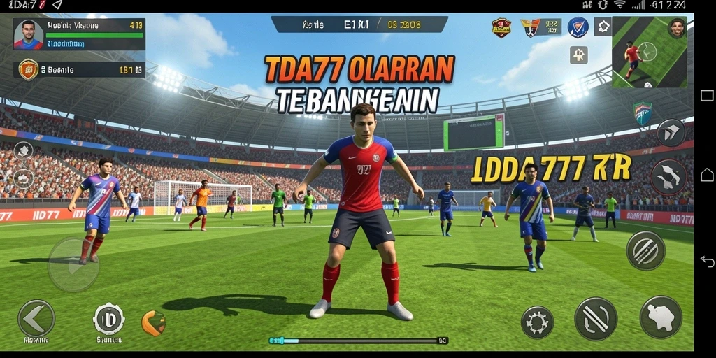 Tampilan gameplay IDA777 dengan aksi olahraga menegangkan.