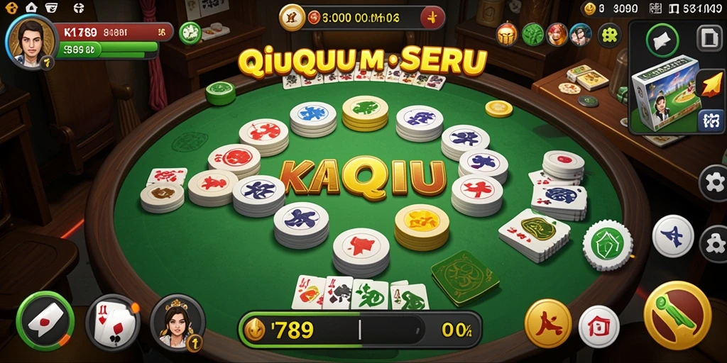 Menampilkan gameplay seru dari QiuQiu di KA789.