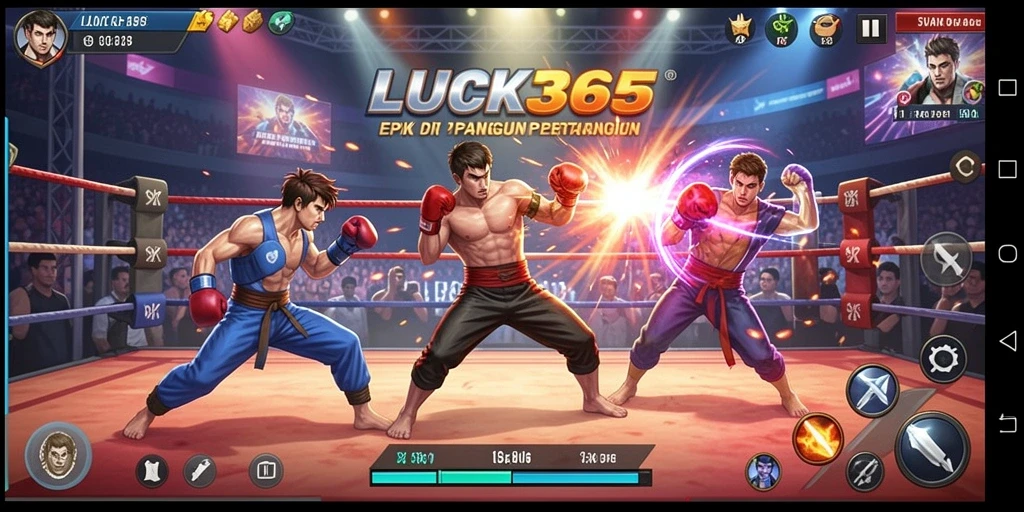 Gameplay LUCK365 yang menegangkan dalam pertarungan epik.