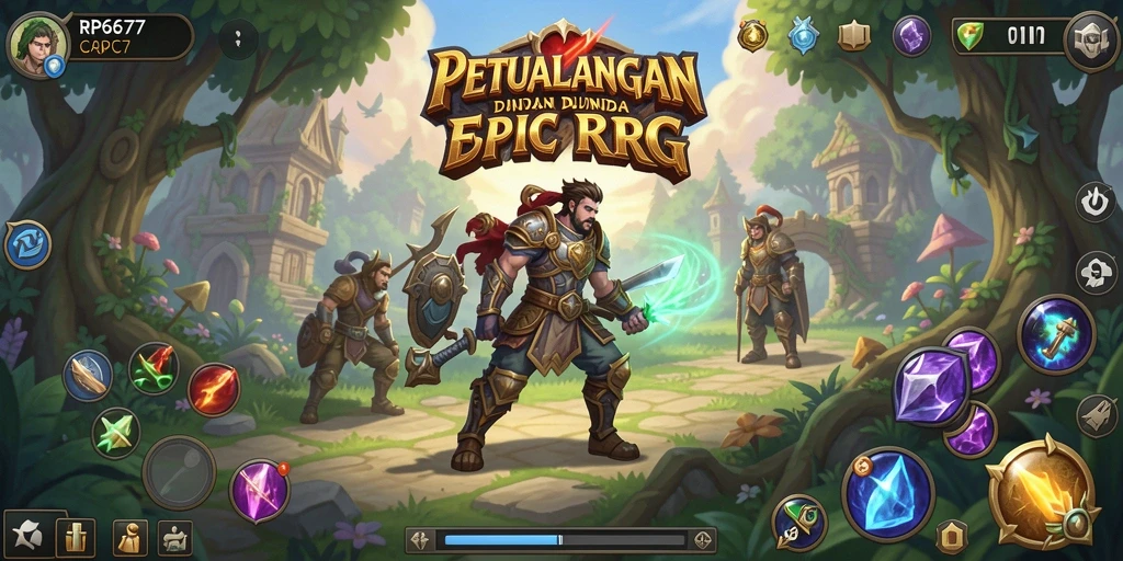 Tampilan menarik dari gameplay RP6677 yang penuh aksi.
