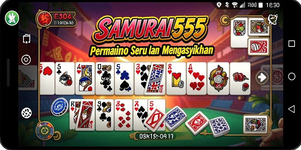 Gameplay seru Domino di SAMURAI555 dengan interaksi menarik.